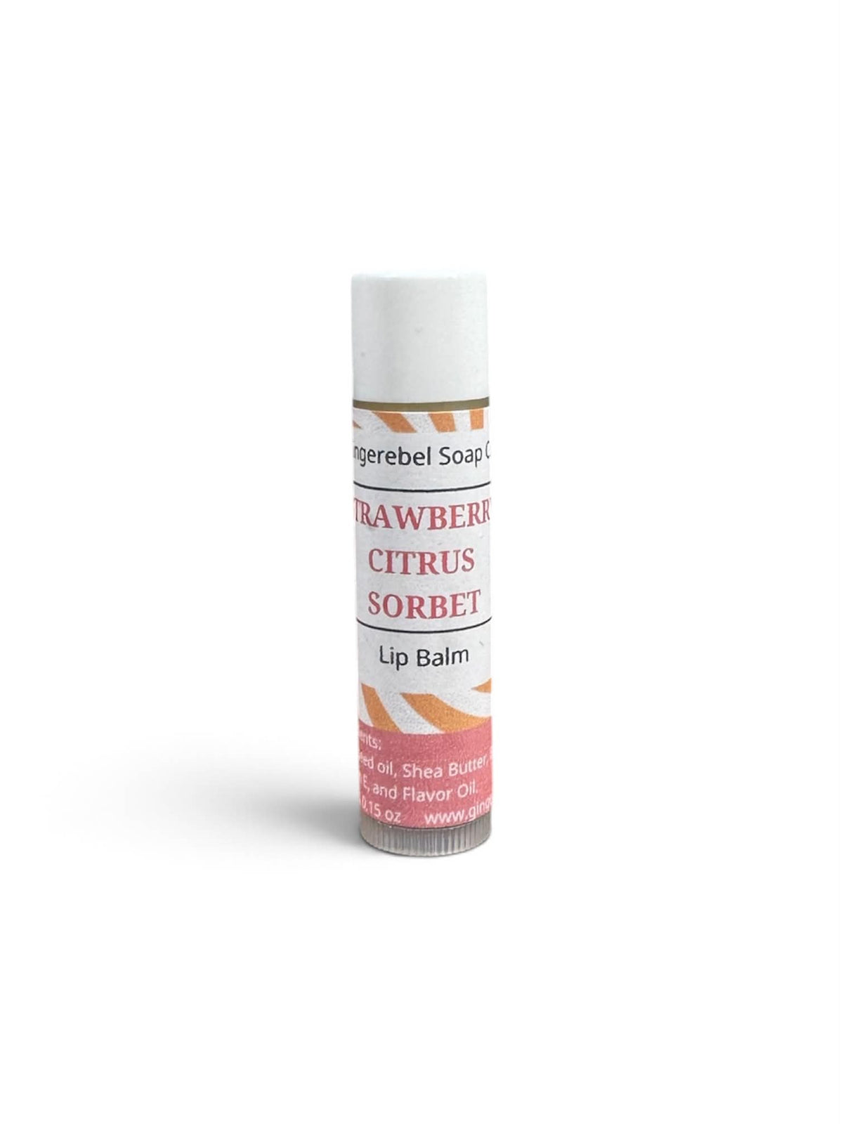 1 tube of strawberry citrus sorbet lip balm